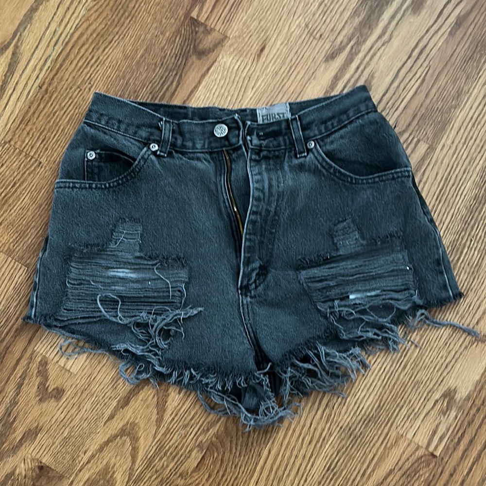 LF Furst of a Kind Distressed Shorts